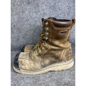 Danner Cedar River Moc Toe 8" Boots Mens Size 9 Brown Waterproof Work ASTM 14303